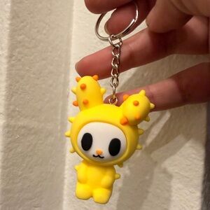 Yellow Cactus Bunny tokidoki Keychain